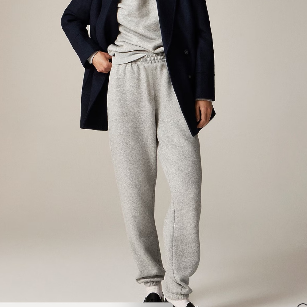 J.Crew Heritage fleece jogger pant Small Grey - Picture 1 of 6